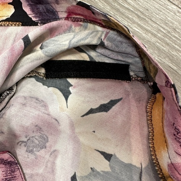 Paris Blues Floral Vintage Crop Jacket, size 7 - Picture 3 of 6